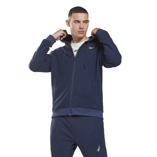 Hooded sweatshirt Reebok Workout Ready Fleece Zip-Up