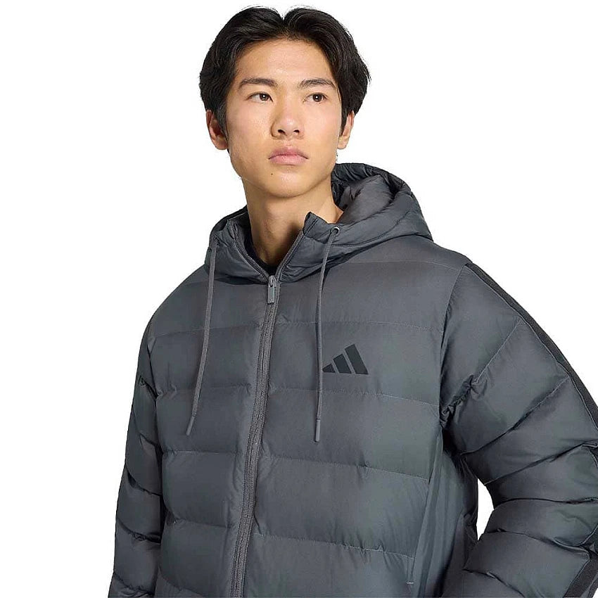 ADIDAS ESS 3S SYNTH DOWN HD JKT GREY