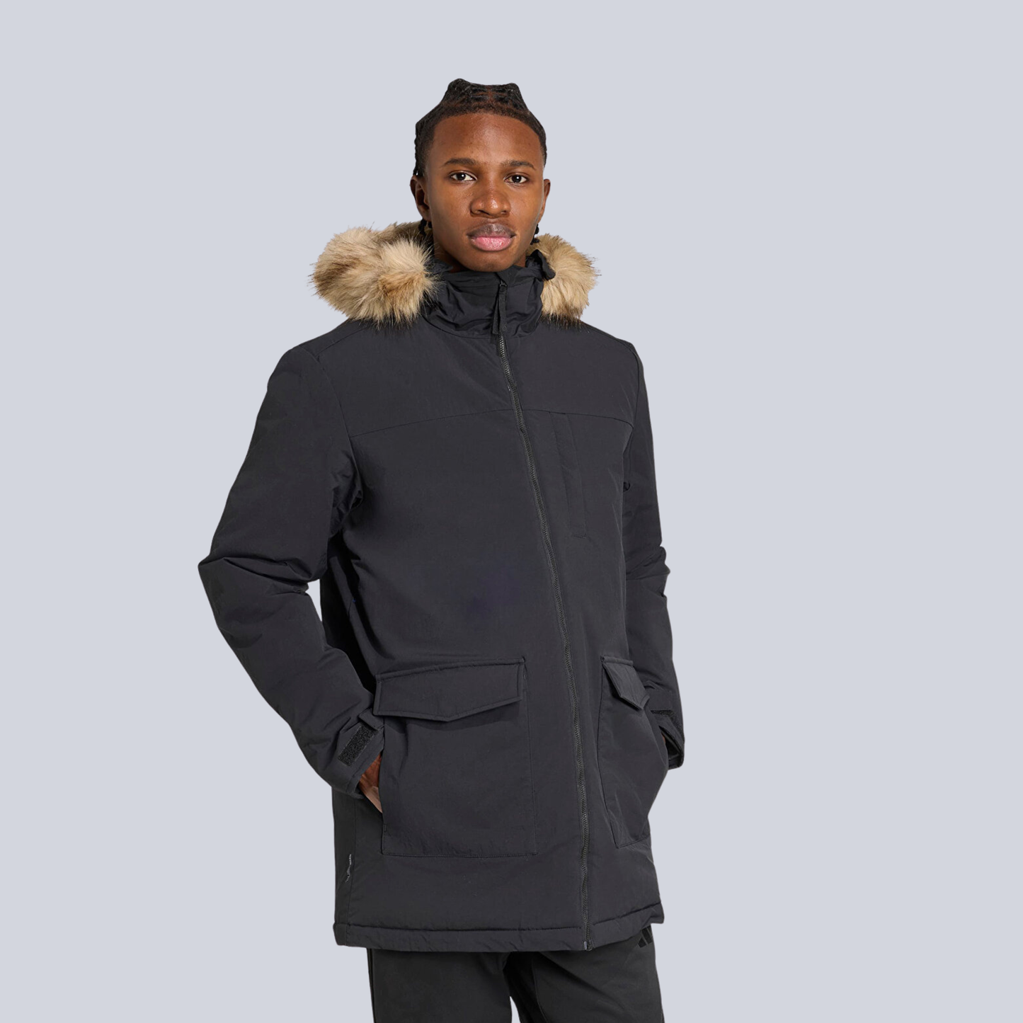 Adidas Clothing Coat Jacket PAVERIC FUR PAR