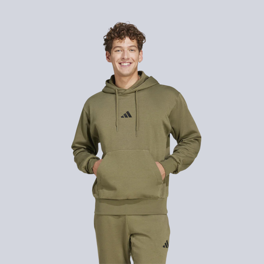 Hooded sweatshirt fleece adidas Essentials Feelcozy