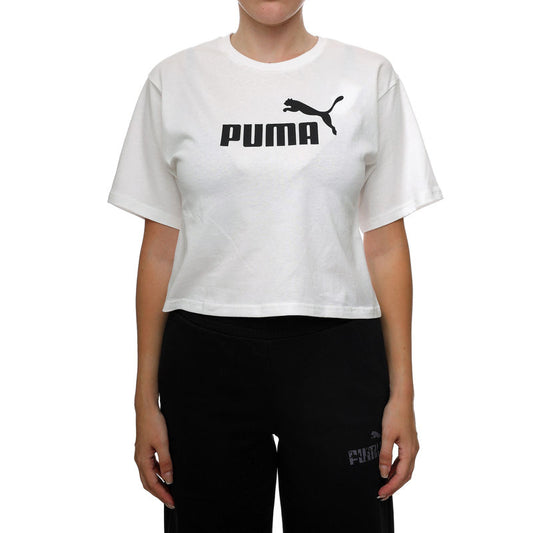 Puma ESS Cropped No. 1 Logo Relaxed Tee